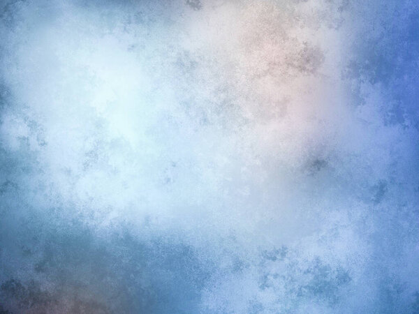 Abstract blue background, watercolor texture