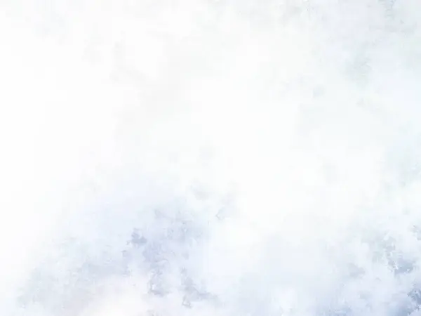 Kék Égbolt Felhők Fehér Háttérrel Akvarell — Stock Fotó