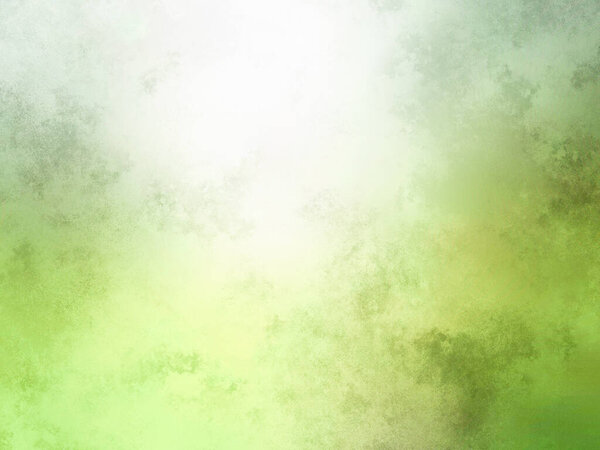 Abstract watercolor background with green paint texture