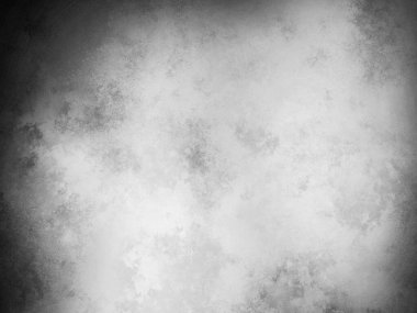 Beyaz duvar dokusu arka plan, grunge beton duvar. koyu çimento gradyanı.