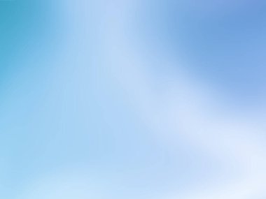 Beyaz bulutlar ve ışık ışınlarıyla mavi arkaplan.