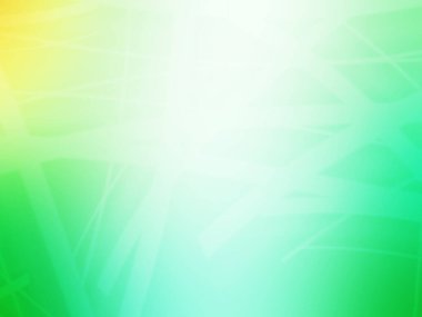 Çok kenarlı açık yeşil vektör arkaplanı. Çizgiler ve üçgenler ile soyut tarzda dekoratif tasarım. Hücre şablonu.