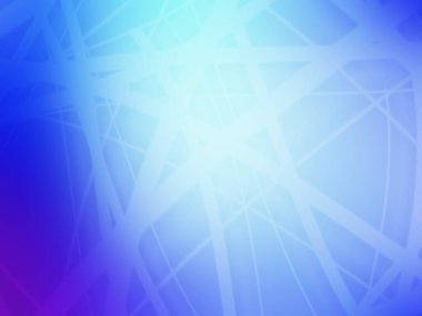 Çizgileri olan soyut mavi arkaplan. İş sunumunuz için vektör şablonu