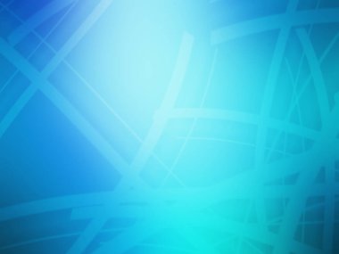 Soyut geometrik şekil ve çizgilerle mavi gradyan arkaplan.