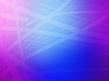 Açık pembe, düz şekilde mavi vektör şablonu. Renkli çizgiler ve üçgenlerle soyut çizimler. Reklamlar, afişler, afişler için kalıp.