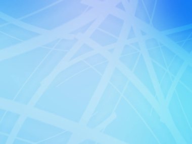 Beyaz çizgiler ve noktalarla soyut mavi arkaplan