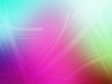 Açık pembe, çizgileri olan yeşil vektör arkaplan. Renkli çizgileri olan soyut bir çizim. İşiniz için akıllı tasarım, reklam.