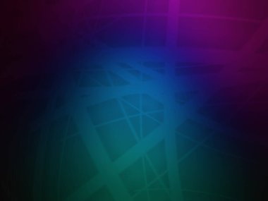 koyu mor, çizgileri ve üçgenleri olan mavi vektör şablonu.