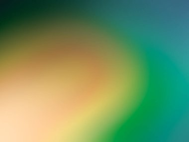 Soyut pastel yumuşak renkli bulanık desenli arka plan altın, sarı ve yeşil tonlarda bir duvar kağıdı olarak odaklanmış.