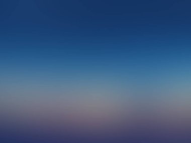 Akşamları mavi gün batımı