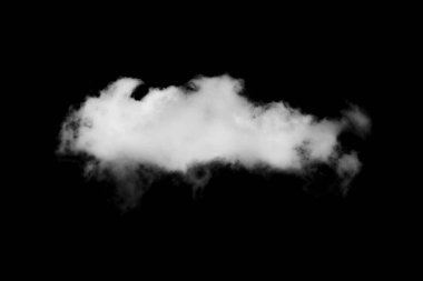 Arkaplanda siyah bulutlar izole.