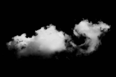 arkaplanda izole edilmiş duman