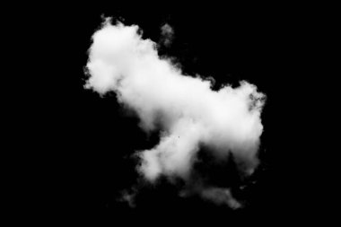 dumanı siyah arkaplanda.