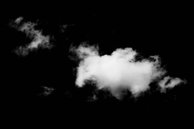 Siyah arkaplanda bulut