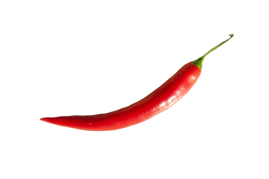 beyaz zemin üzerine kırmızı biber biber