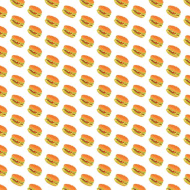 Kusursuz hamburger deseni, fast food deseni