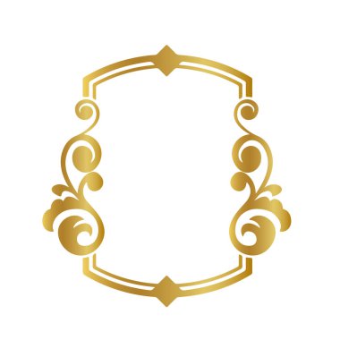 yuvarlak altın çerçeve, altın çerçeve, dekoratif çerçeve, arabesk motifi, süs altın, İslami çerçeve, altın çerçeve vektör