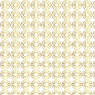 Süslü altın rengi kusursuz desen