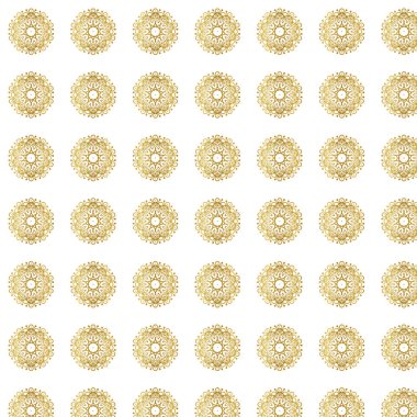 Süslü altın rengi kusursuz desen