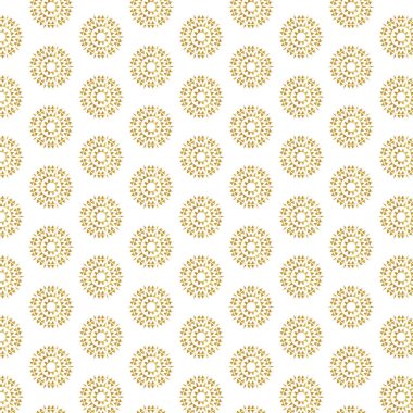 Süslü altın rengi kusursuz desen