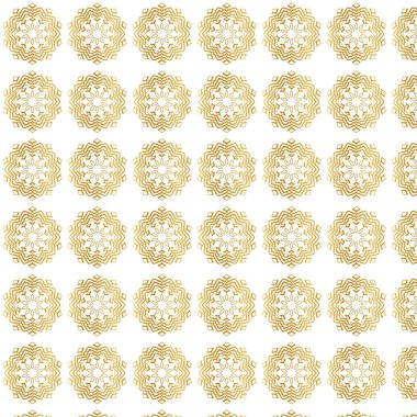 Süslü altın rengi kusursuz desen