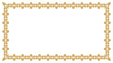 Klasik çerçeve vektörü, tasarımınız için çerçeve