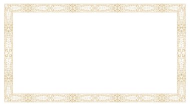 Klasik çerçeve vektörü, tasarımınız için çerçeve