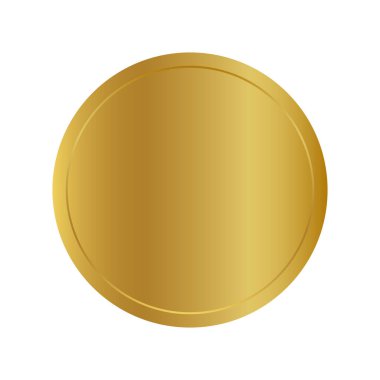 Altın sikke vektörü. Para