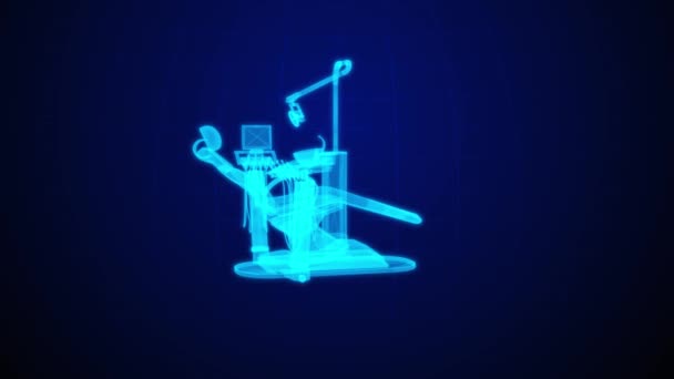 Dişçi Sandalyesi Teknoloji Video — Stok video