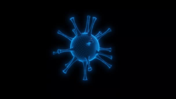 Βίντεο Τεχνολογίας Κυττάρων Ιών Βίντεο Τεχνολογίας Κυττάρων Ιών 360 Στροφή — Αρχείο Βίντεο