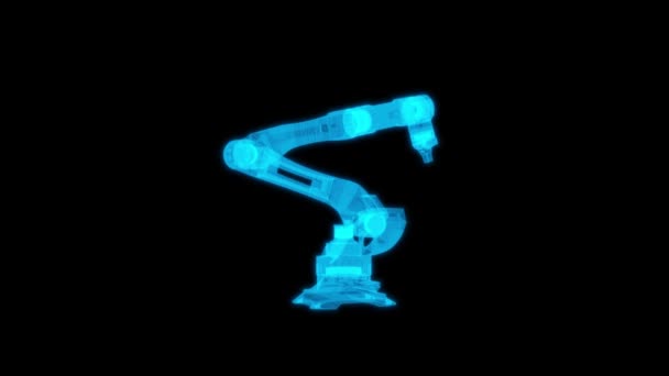 Fabrika Robot Teknoloji Videosu Fabrika Robotu Teknoloji Videosu Fabrika Robotu — Stok video