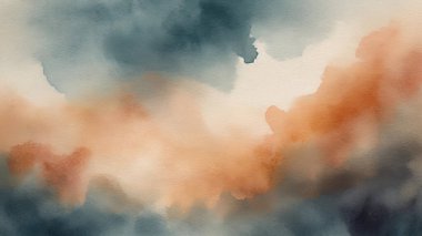 Suluboya desenli arka plan boyası