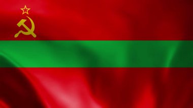 Transnistria bayrağı dalgalanması, mükemmel döngü, 4K video arka plan, resmi renkler, Ulusal Transnistria bayrak animasyonu 4k en iyi seçenek ve görüntüleriniz için takım elbise