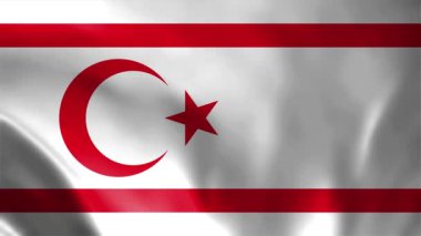 Kuzey Kıbrıs Dalgalı Bayrağı. Kuzey Kıbrıs Ulusal Bayrak Dalgası. Kuzey Kıbrıs Bayrağı 4k Çözünürlük Arkaplanı. Kuzey Kıbrıs Bayrağı Kapanışı