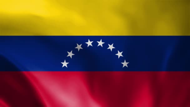 Venezuela Waving Flag Venezuela Flag Vlag Van Venezuela Waving Animation — Stockvideo