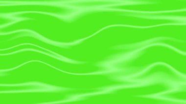 Yeşil saten kumaş dalgalanması