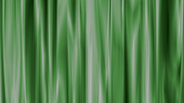 Zielone Tło Kurtyny Zielony Materiał Falujące Tło — Wideo stockowe