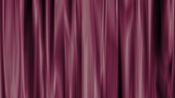 Розовый Фон Занавески Розовая Ткань Размахивая Фоном — стоковое видео