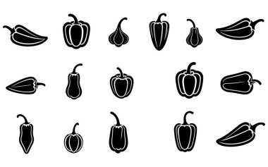 Bir biber simgesi vektörü kümesi