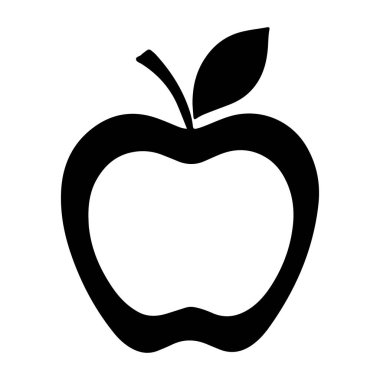  elma vektör simgesi işareti
