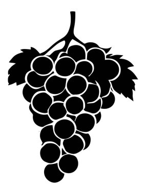 Yaprak vektör resimli üzüm