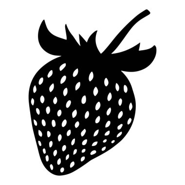 çilek vektör resim işareti