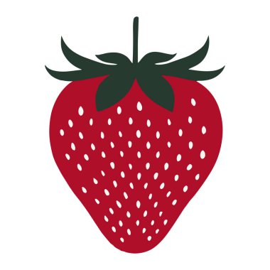 çilek vektör işareti resmi