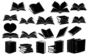 vektör kitap seti