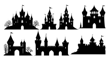 Şehrin arka planında kalenin silueti