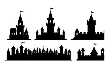 Kale simgesi. Vektör çizim.