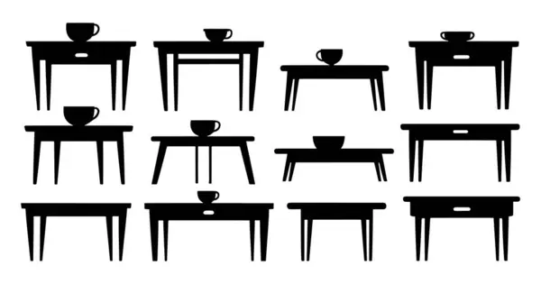 Sandalye simgesinin vektör illüstrasyonu