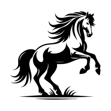 At silueti, vektör simgesi