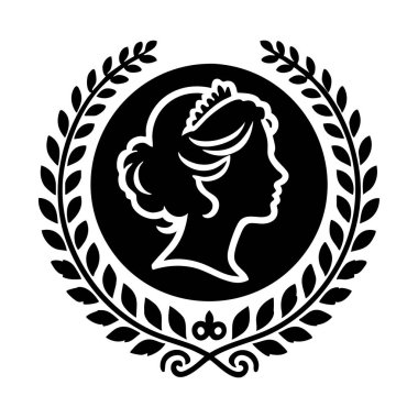 Kraliçe başı ve taç.