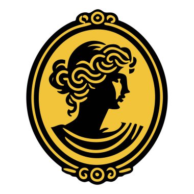 Prenses siluetinin güzel kraliçesinin vektör çizimi